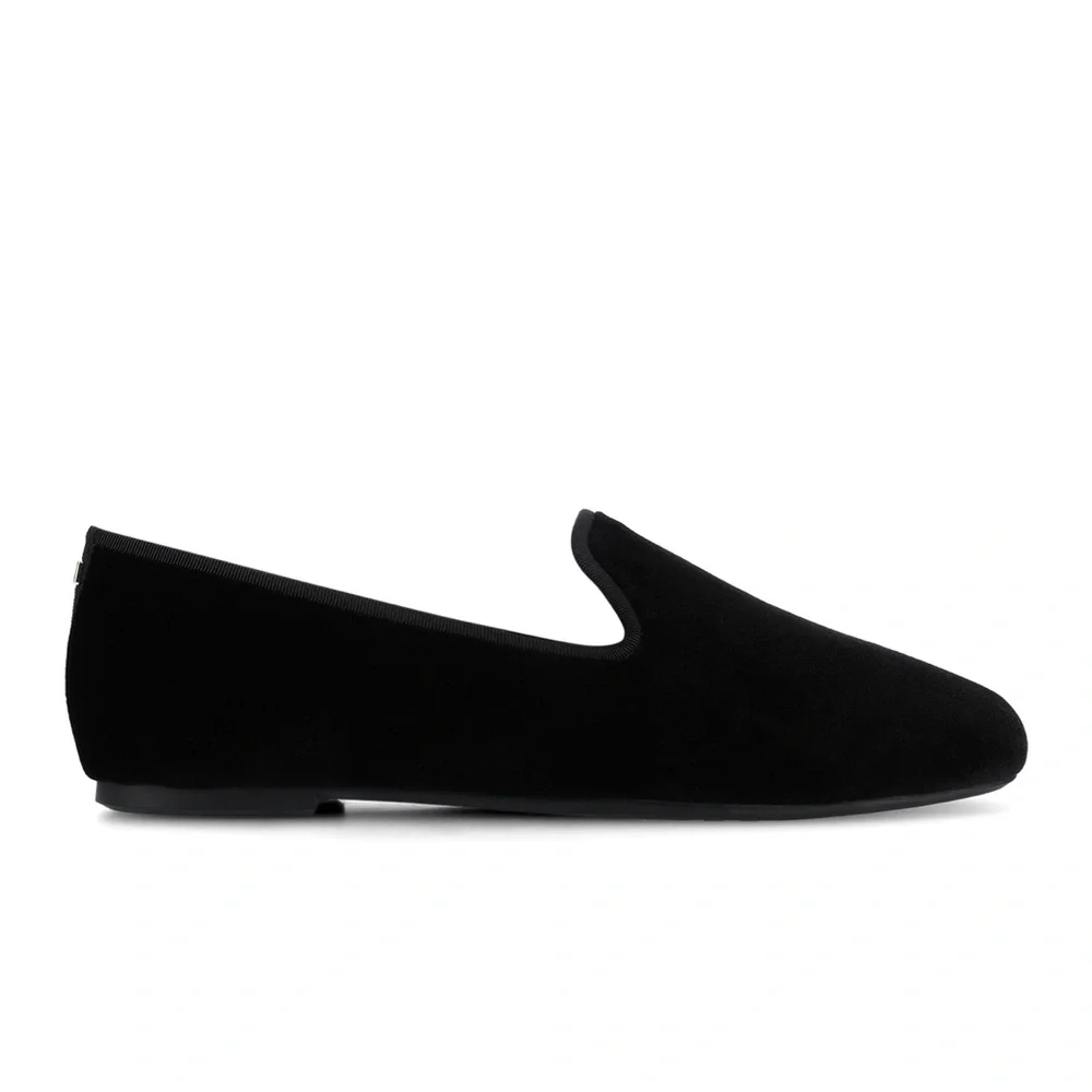 Birdies The Starling in Black Velvet Loafer - Picture 15 of 16